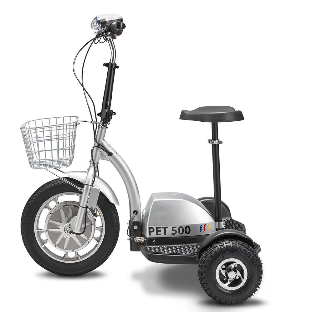 Priority Electric Transportation PET PRO FLEX 500 Electric Mobility Scooter in Grey Camping World | Camping World