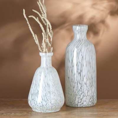 Moda Furnishings Decorative transparent glass vase – 4x10 inch high-quality glass bottle, perfect for home decoration. | Target