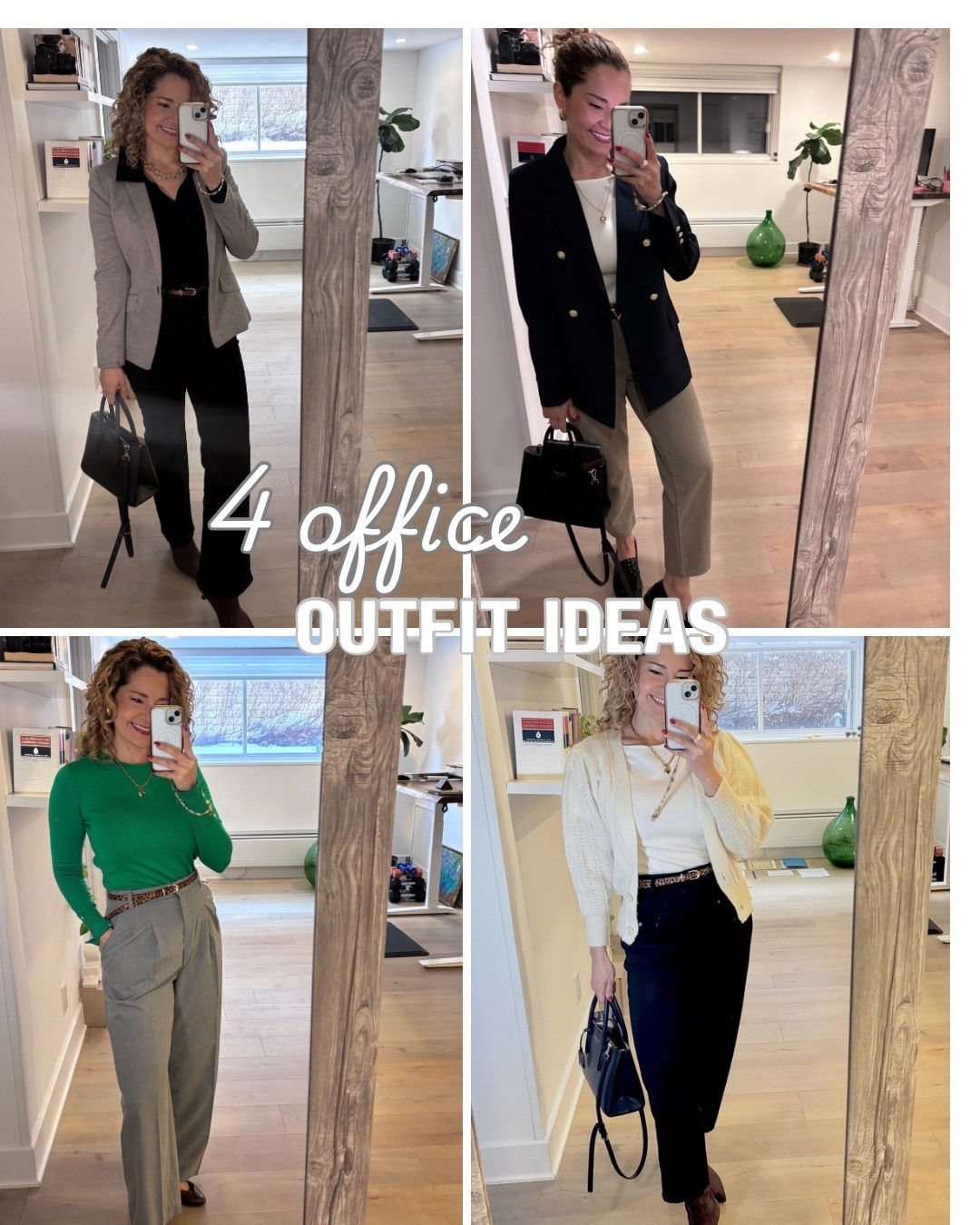 4 Office Outfit Ideas for Women | Elegant Business Casual Capsule Wardrobe

#LTKcanada #LTKworkwear #LTKfall