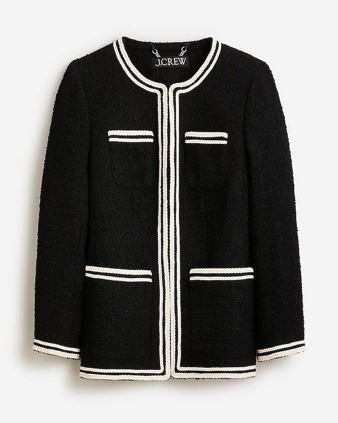 Longer tweed lady jacket | J.Crew US