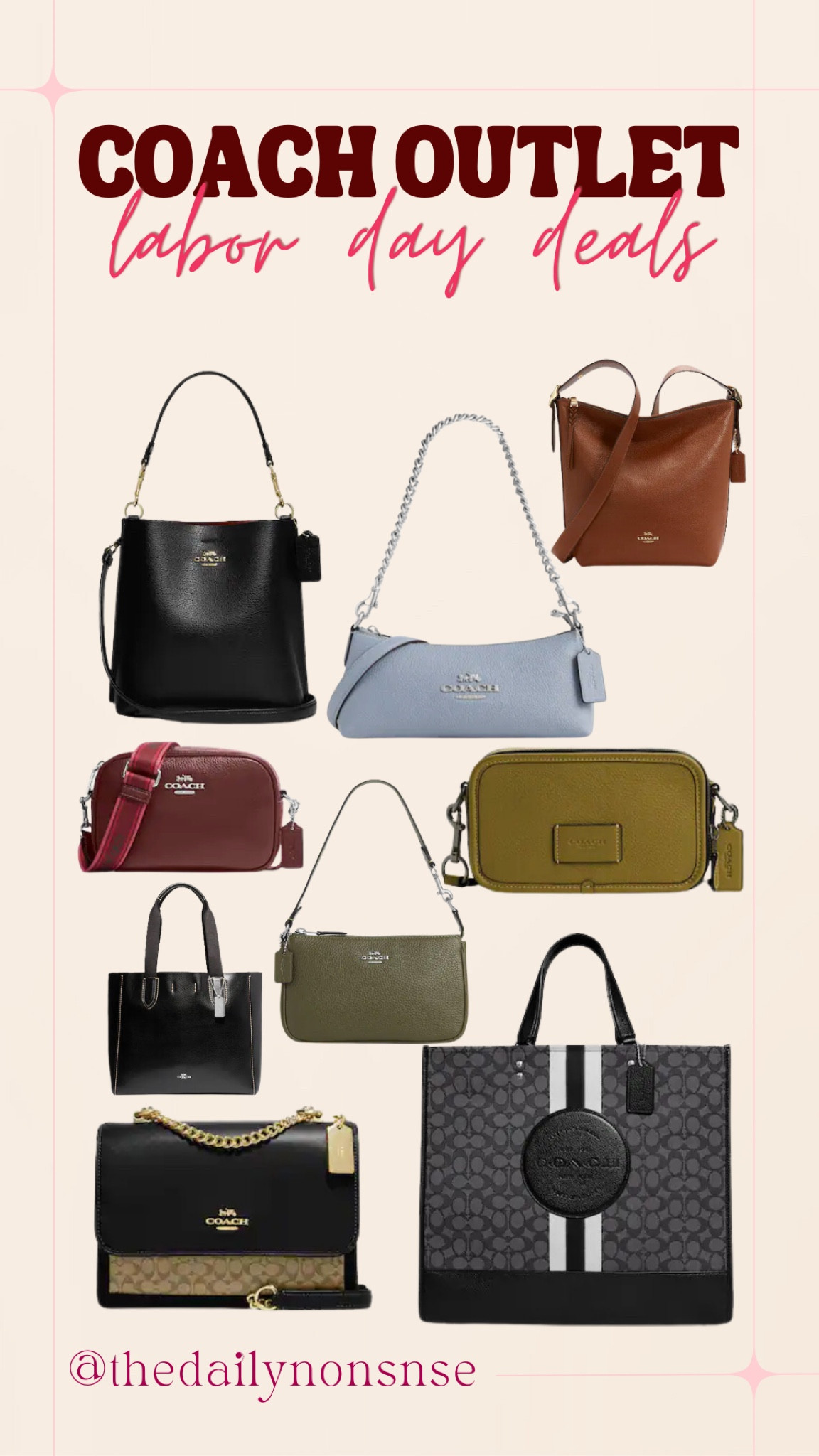 Coach Outlet has some amazing deals going on. Run before they sold out! 

#LTKsalealert #LTKFind #LTKSale