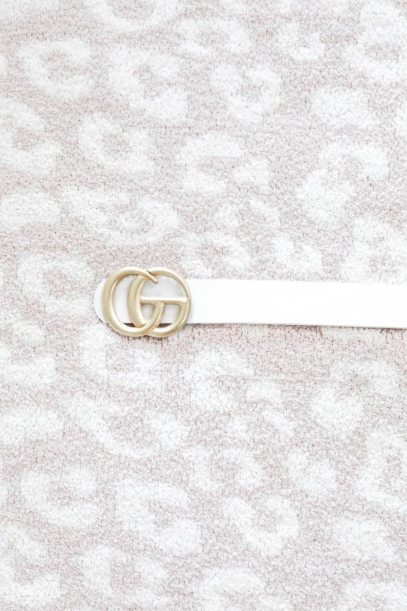 White Glamour Belt | Inspired Boutique