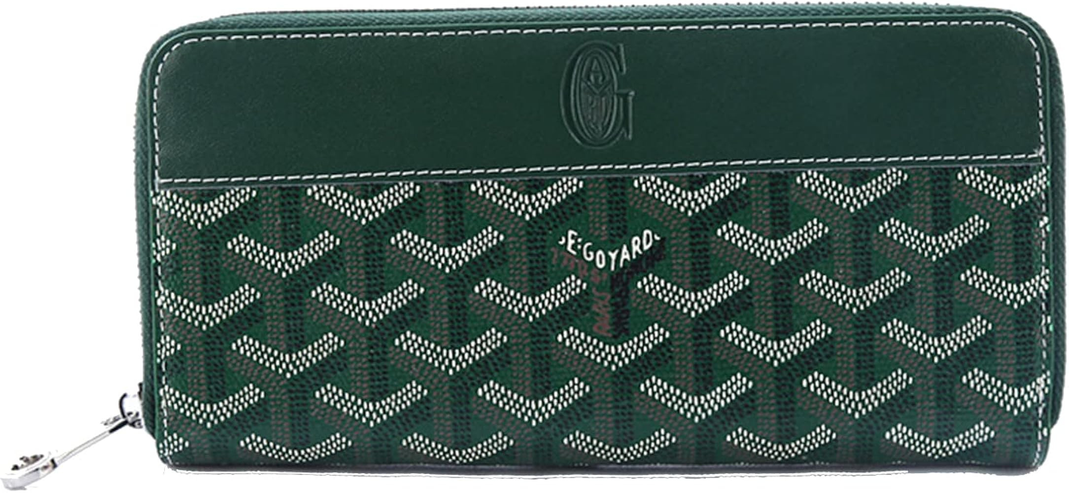 MOZEK Leather Wallet Ladies Zipper Long Purse，Retro Pattern Large Capacity Leather Credit Card ... | Amazon (US)