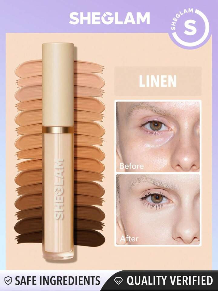 SHEGLAM Like Magic 12Hr Full Coverage Concealer-Linen Valentine'S Day Decor Love Gift Winter Y2K ... | SHEIN