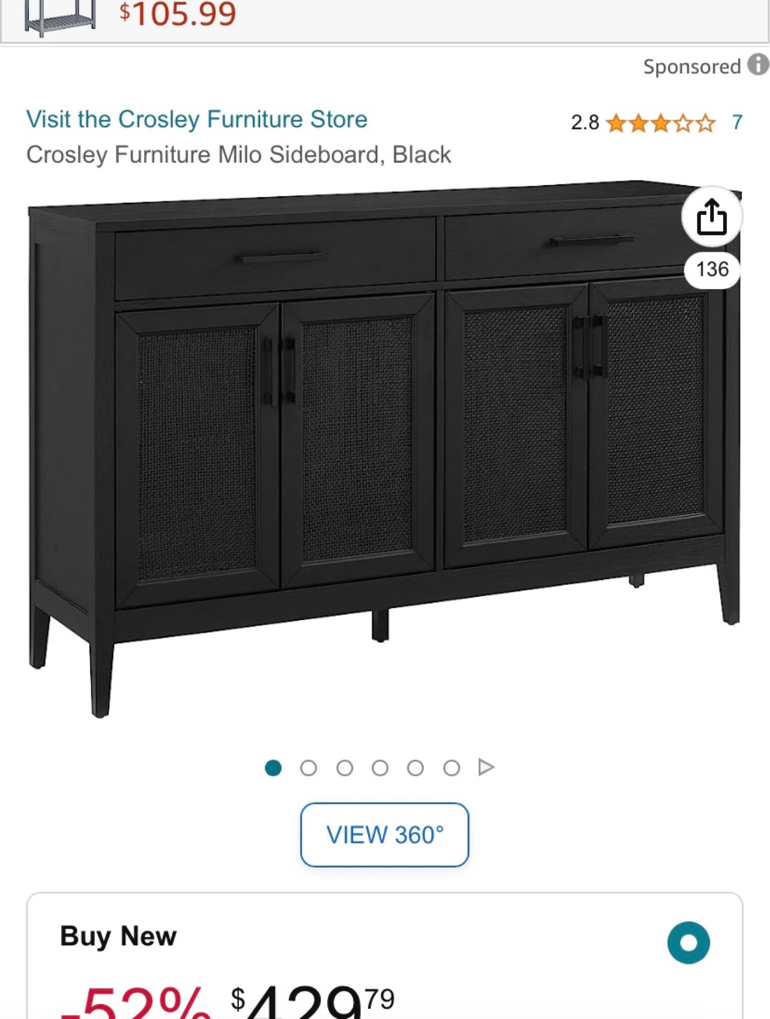 52% off this beautiful piece!
#amazon #amazonprimeday

#LTKstyletip #LTKFind #LTKhome