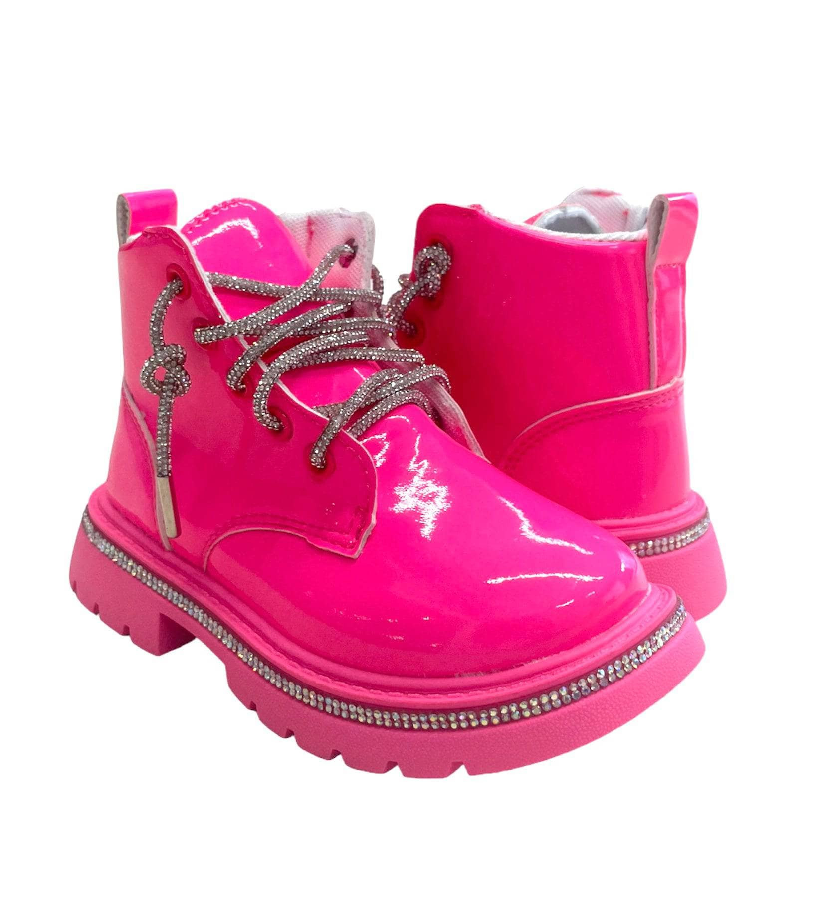 Hot Pink Crystal Boots | Lola + The Boys