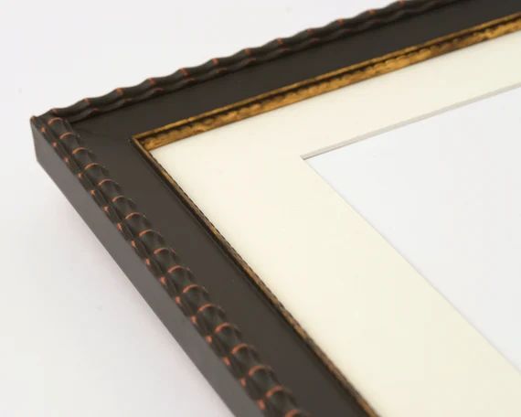 Black Gold Accent Wood Frame  8x10 11x14 12x16  Custom | Etsy Canada | Etsy (CAD)
