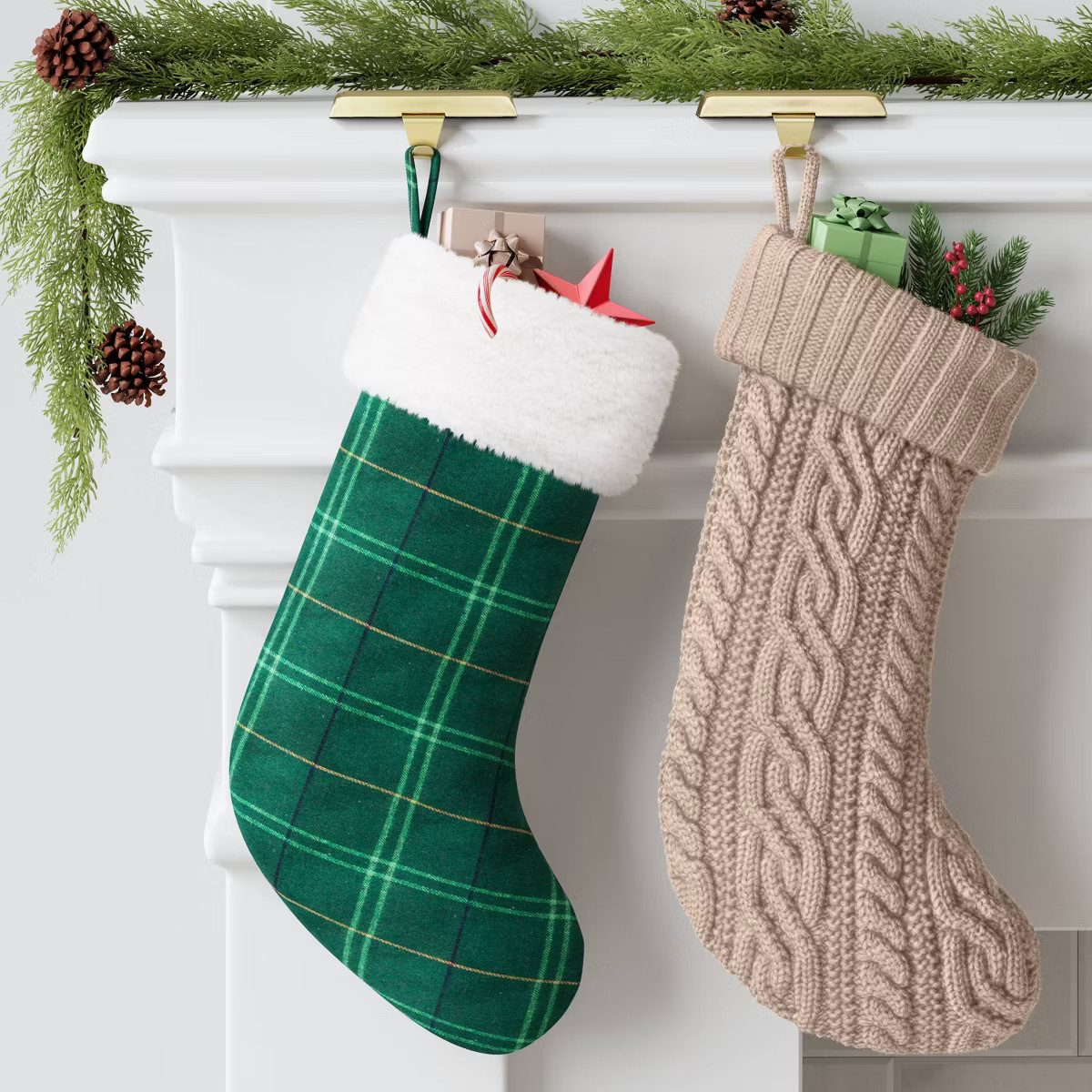 20" Cable Knit Christmas Stocking Red - Wondershop™ | Target