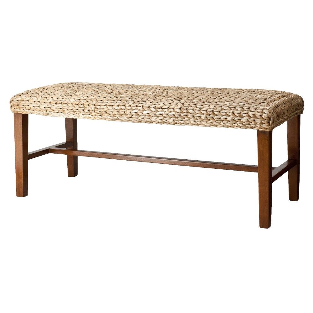 Andres Seagrass Bench - Honey, Beige | Target