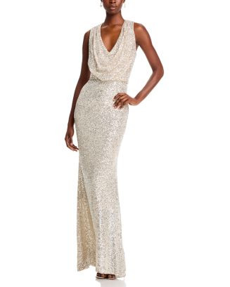 Halter Sequin Gown | Bloomingdale's (US)