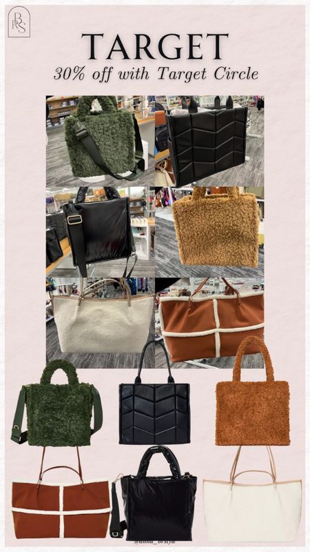 Target 30% off bags, shoes and accessories with Target Circle 

#LTKfindsunder100 #LTKsalealert #LTKfindsunder50