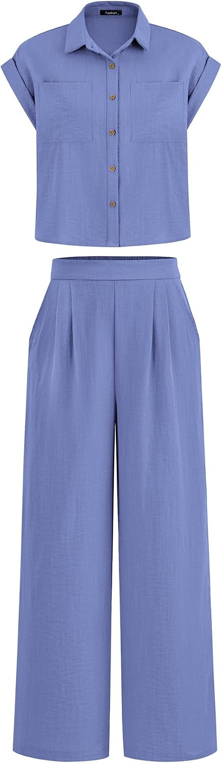 PRETTYGARDEN Womens 2 Piece Sets Summer Outfits Tracksuit | Amazon (US)