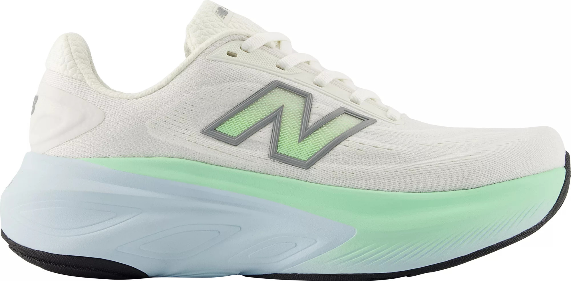 New Balance Women's Fresh Foam X More v6 Running Shoes, Size 10, White/Green | DICK'S Sporting Goods