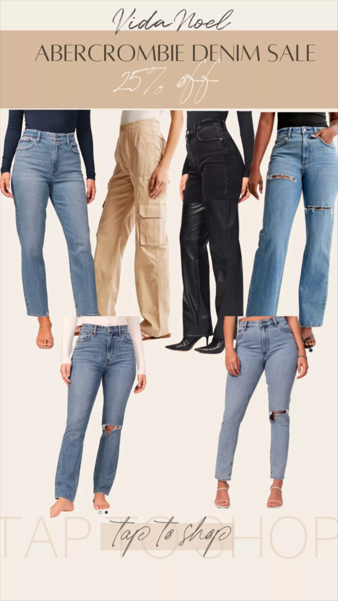 Women's Mid Rise Ultra Wide Leg Jean