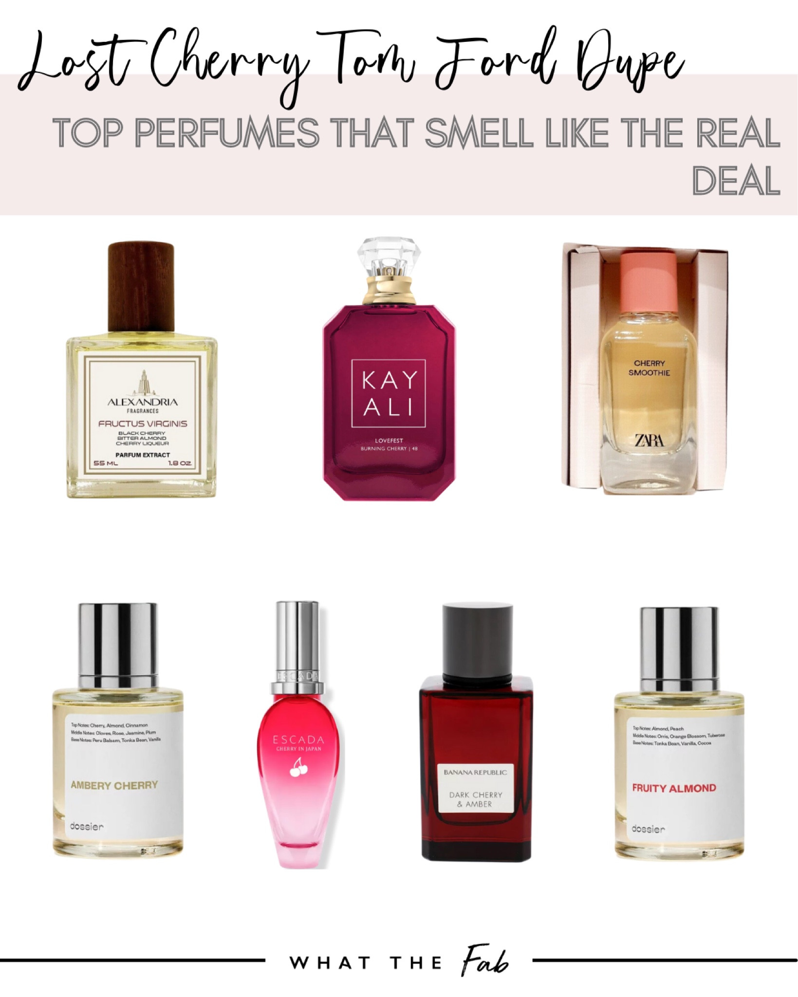 Top Lost Cherry Tom Ford dupe perfumes

#LTKunder100 #LTKFind #LTKbeauty