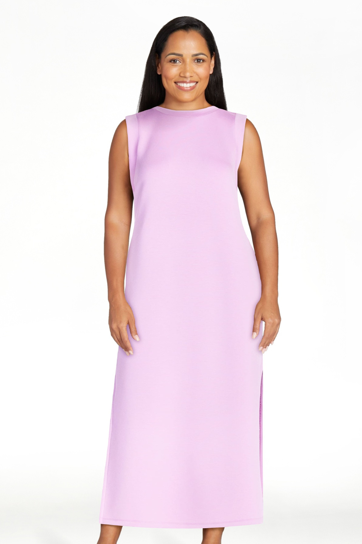 Scoop Women's and Women's Plus Scubaknit Sleeveless Maxi Dress, Sizes XS-4X | Walmart (US)