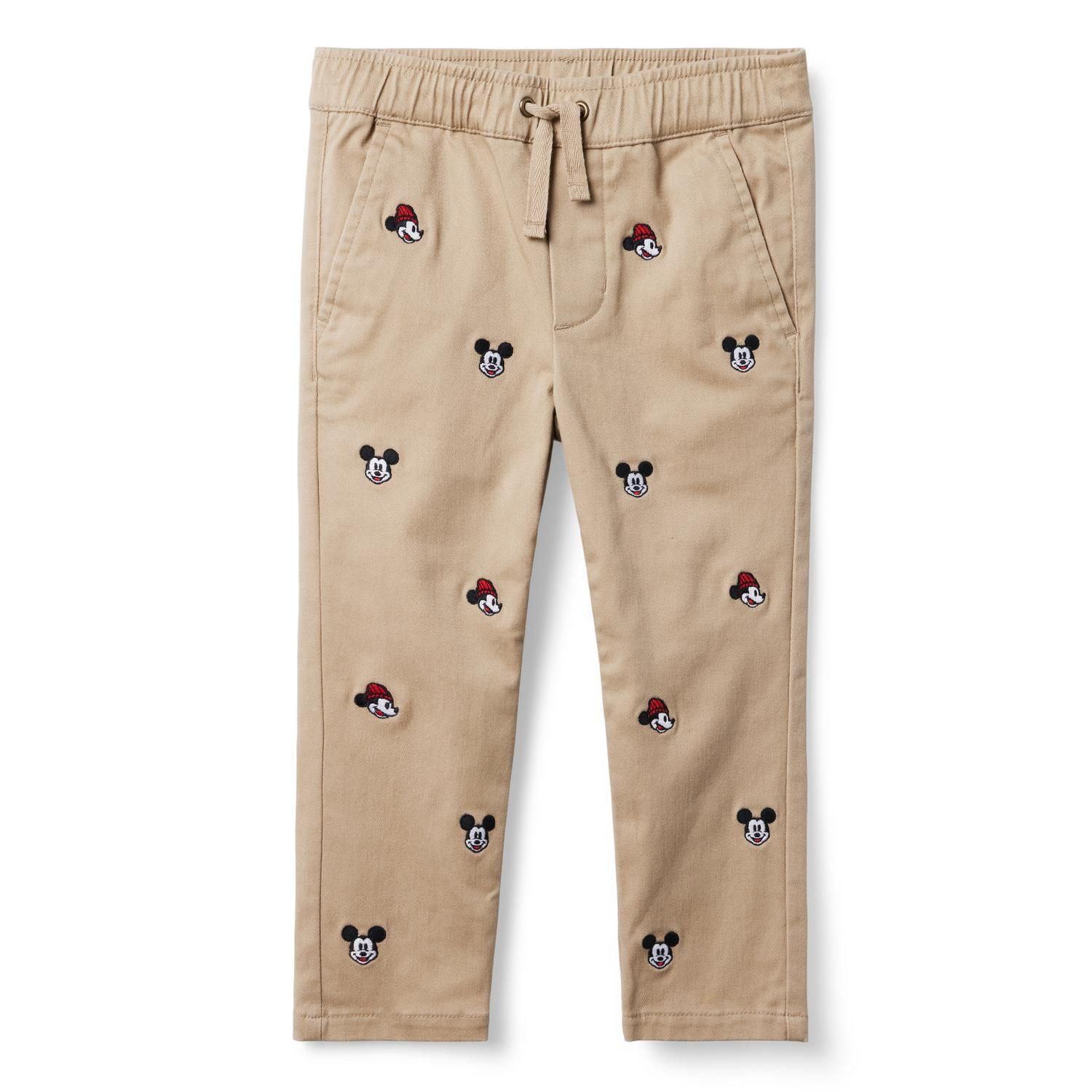 Disney Mickey Mouse Embroidered Twill Jogger | Janie and Jack