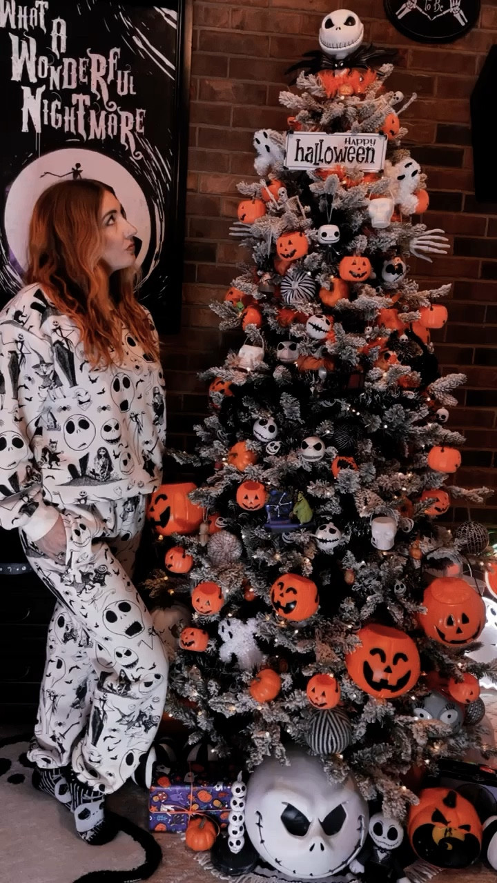 Everyday is Halloween 🖤🤍🖤
All these awesome Nightmare Before Christmas finds are from @walmart plus all the sweatpants & shoes!!! 
.
.
.
.
#halloween365 #timburtonstyle #timburtonfilms #whatsthis #nightmarebeforechristmas #thenightmarebeforechristmas #jackskellington #thisishalloween #nightmarebeforechristmastree

#LTKHoliday #LTKGiftGuide #LTKSeasonal