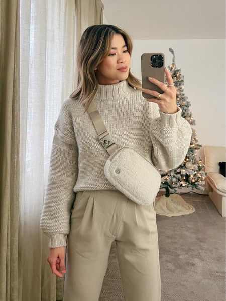 Revolve sweater with Abercrombie cream pants and Everlane white sneakers!

Top: XXS/XS
Bottoms: 00/0
Shoes: 6

#winter
#winteroutfits
#winterfashion
#winterstyle
#holiday
#giftsforher
#revolve
#everlane
#lululemon

#LTKSeasonal #LTKstyletip #LTKHoliday