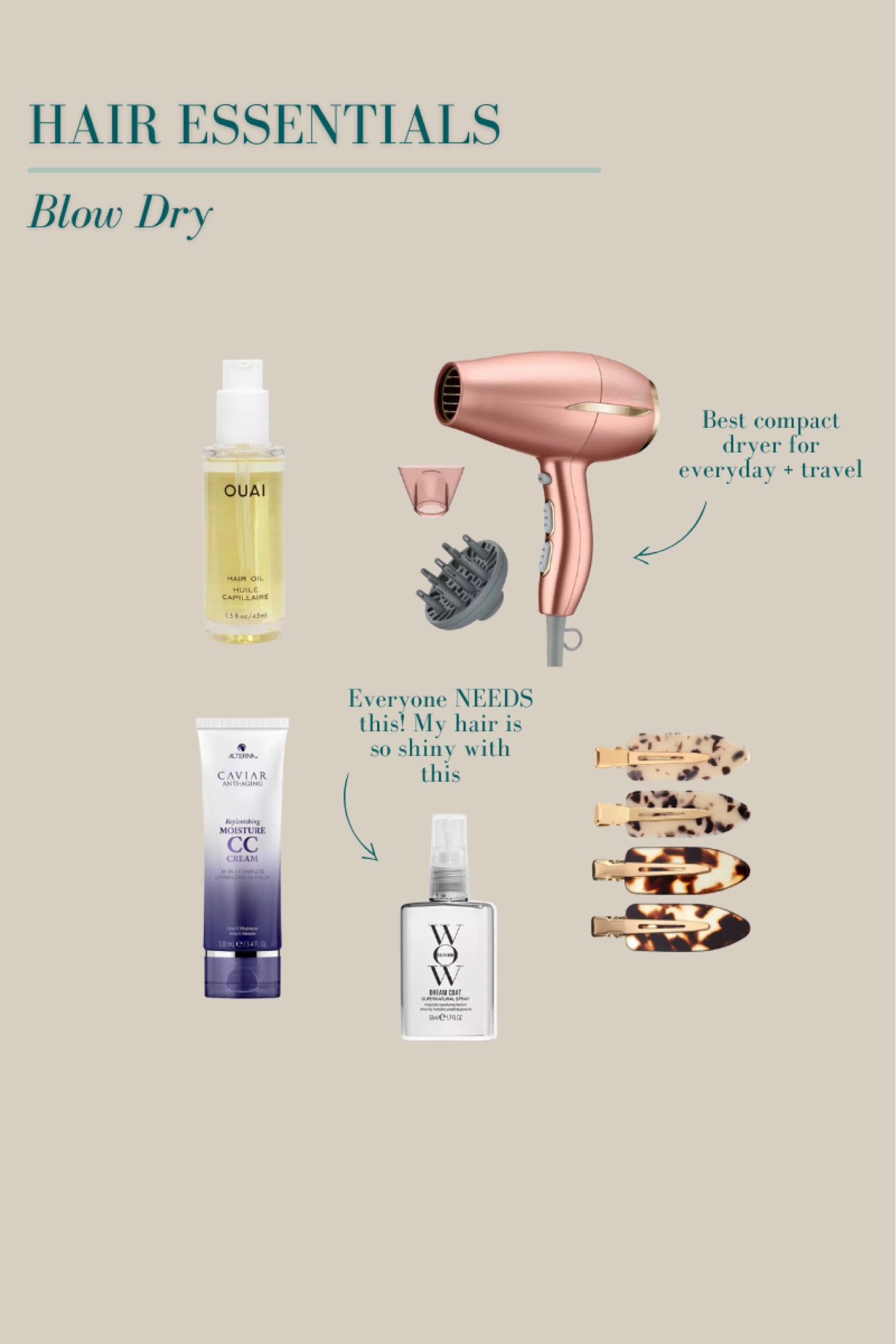 The best products to get hair straight, smooth and frizz free! I can’t live without these when blow drying my hair 💕 

#LTKFind #LTKunder100 #LTKbeauty