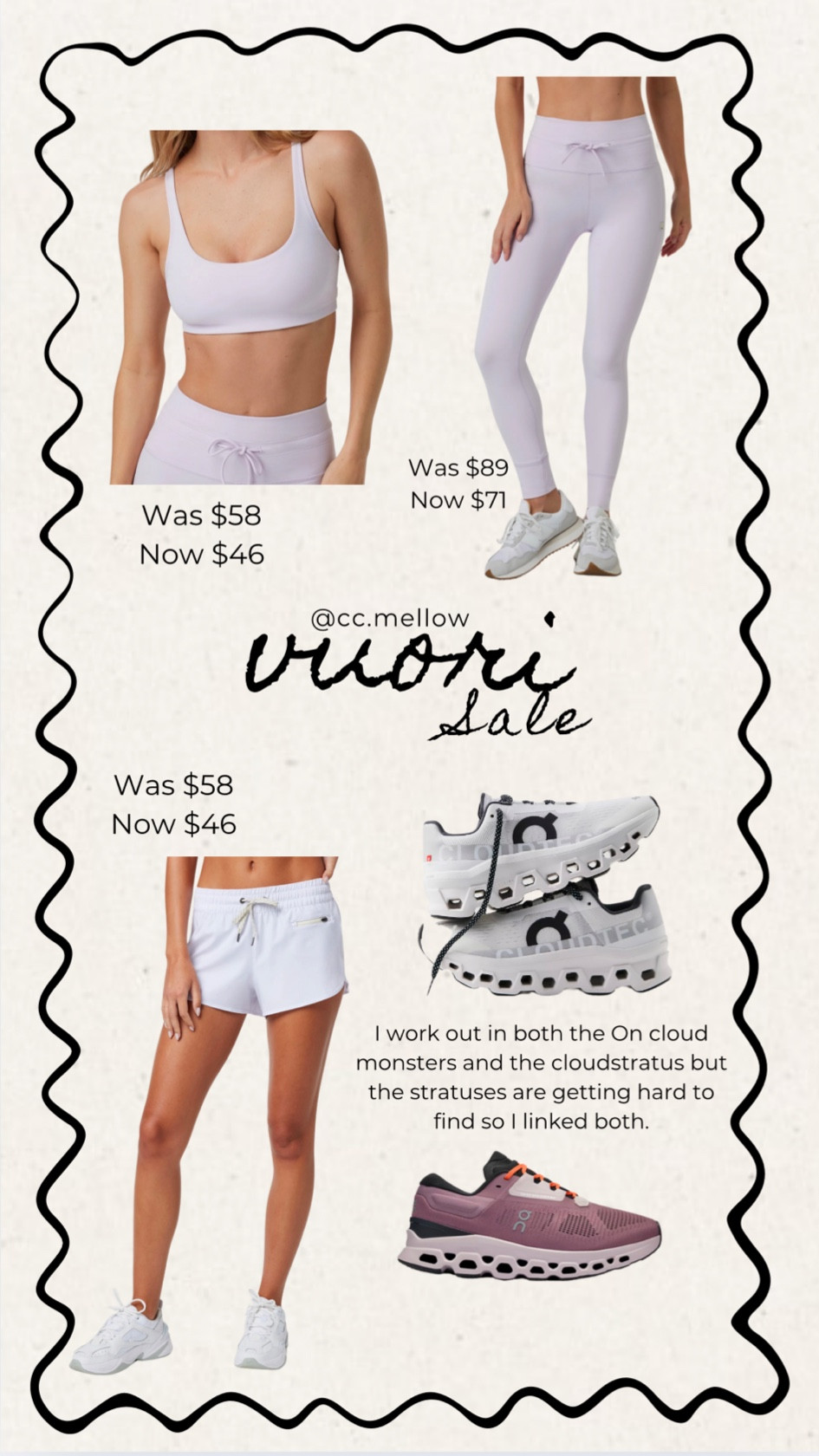 Vuori sale faves and my on cloud workout shoes I love 

#LTKShoeCrush #LTKFindsUnder100 #LTKFitness