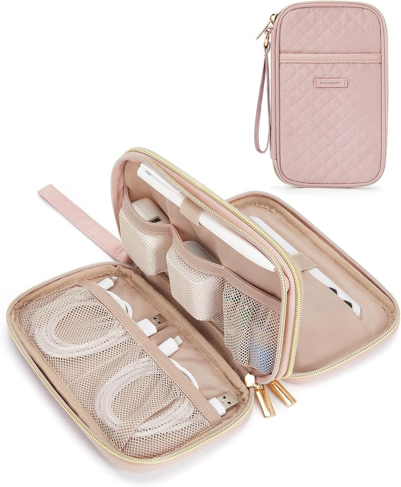 BAGSMART Cord Organizer Travel Cable Organizer Bag Tech Electronic Organizer Travel Case, Travel ... | Amazon (US)