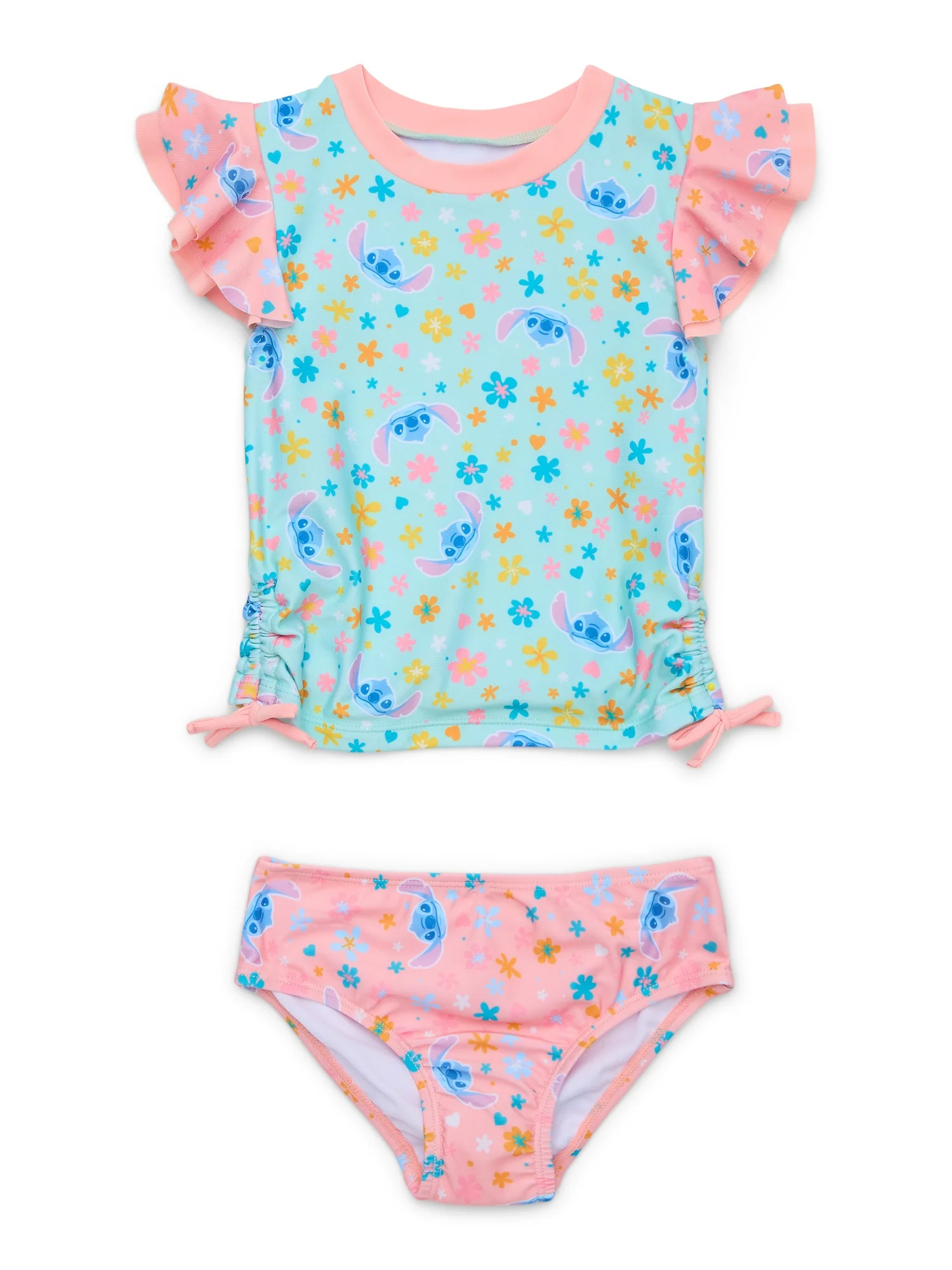 Character Toddler Girl Tankini Swimsuit, Two-Piece, Sizes 12M - 5T - Walmart.com | Walmart (US)