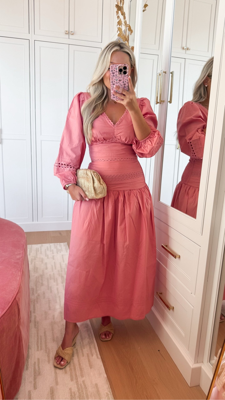 Size XS top, size small skirt! 
Shoes run TTS  

#LTKWedding #LTKPetite #LTKgrwm