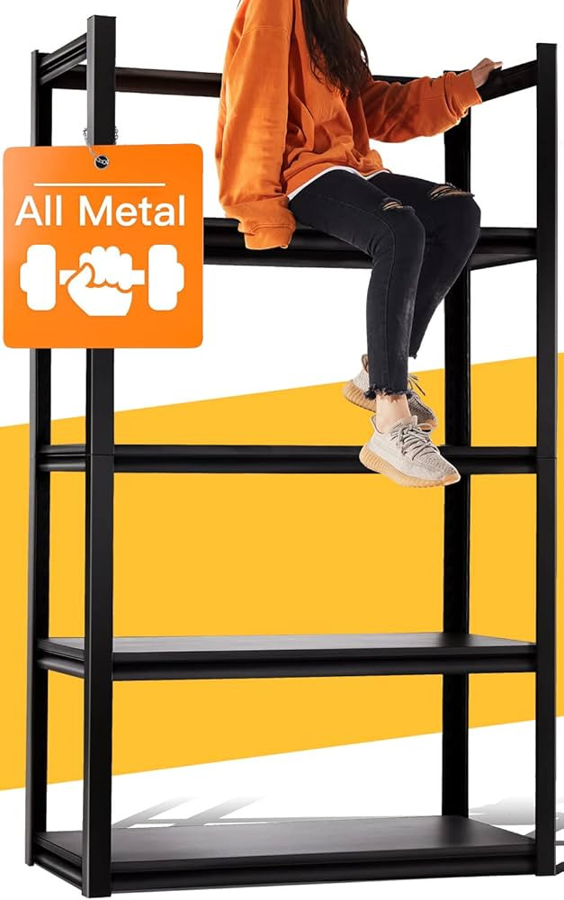 Raybee Garage Shelving Heavy Duty Storage Shelves Hold 2000LBS Adjustable Garage Storage Shelves,... | Amazon (US)