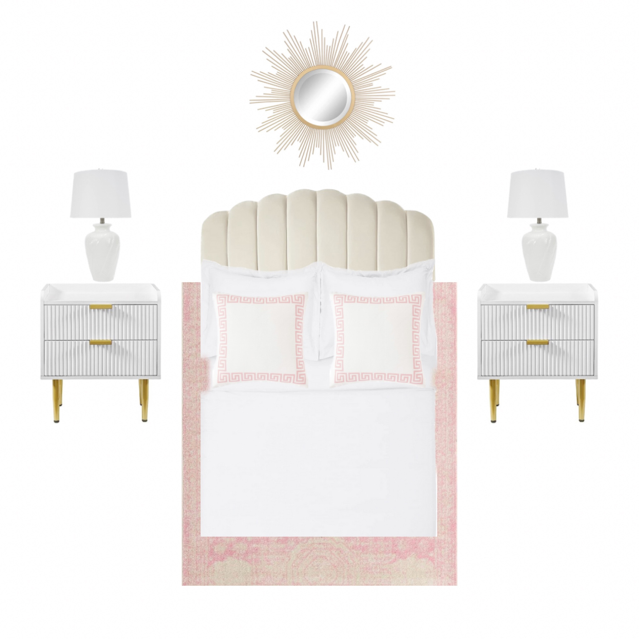 Light pink, white & gold room decor 

#LTKFind #LTKBacktoSchool #LTKhome