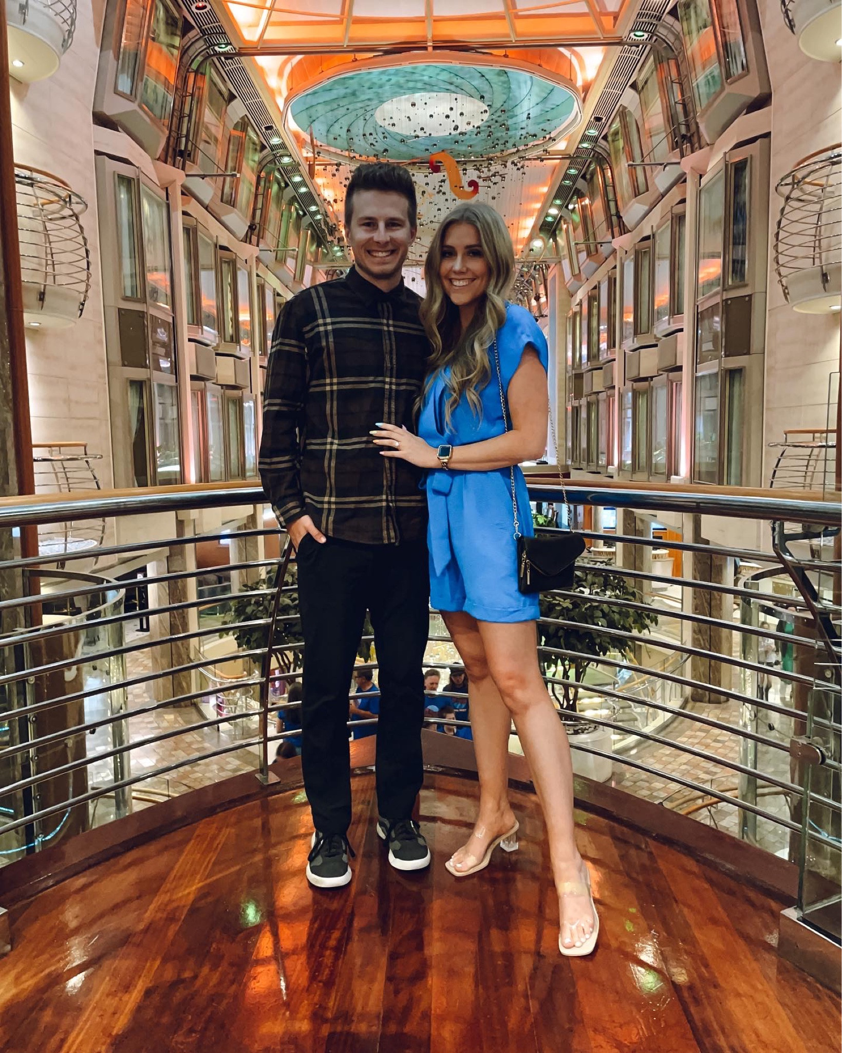 Cruise dinner outfit!
My blue romper: true to size
My heels: true to size and comfy!!
His shirt & pants: true to size

#LTKunder50 #LTKunder100