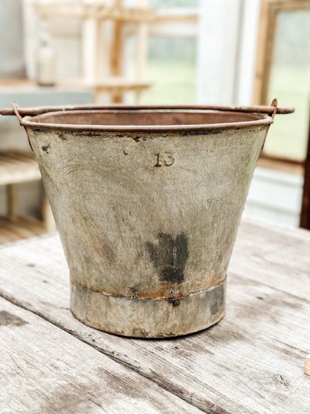The Found Dairy Buckets from Antique Farmhouse are the perfect fit in our Vintage Window Greenhouse! #vintage #vintagefarmhouse #gardening #greenhouse

#LTKSeasonal #LTKhome