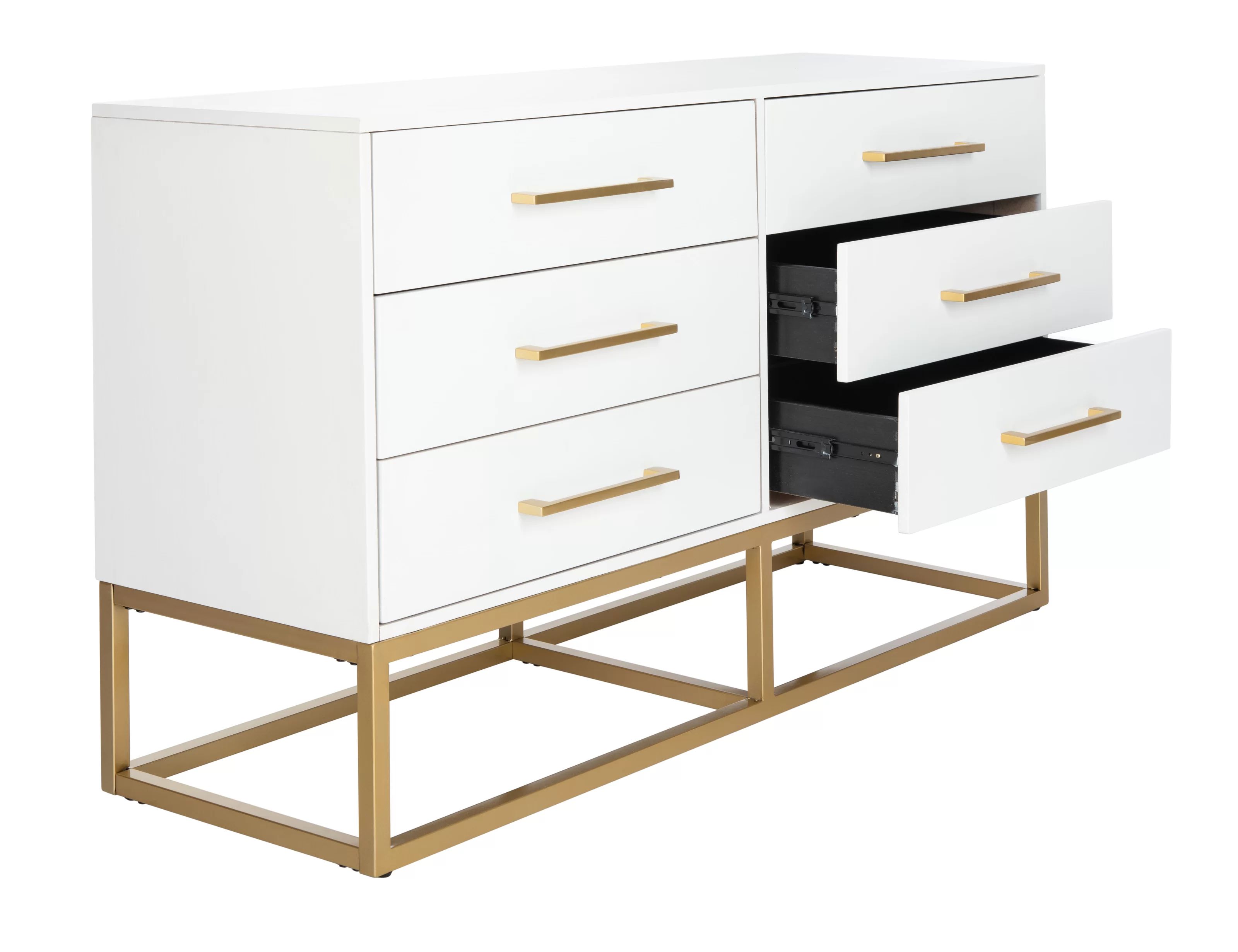 Estelle 6 Drawer 56'' W Dresser | Wayfair North America