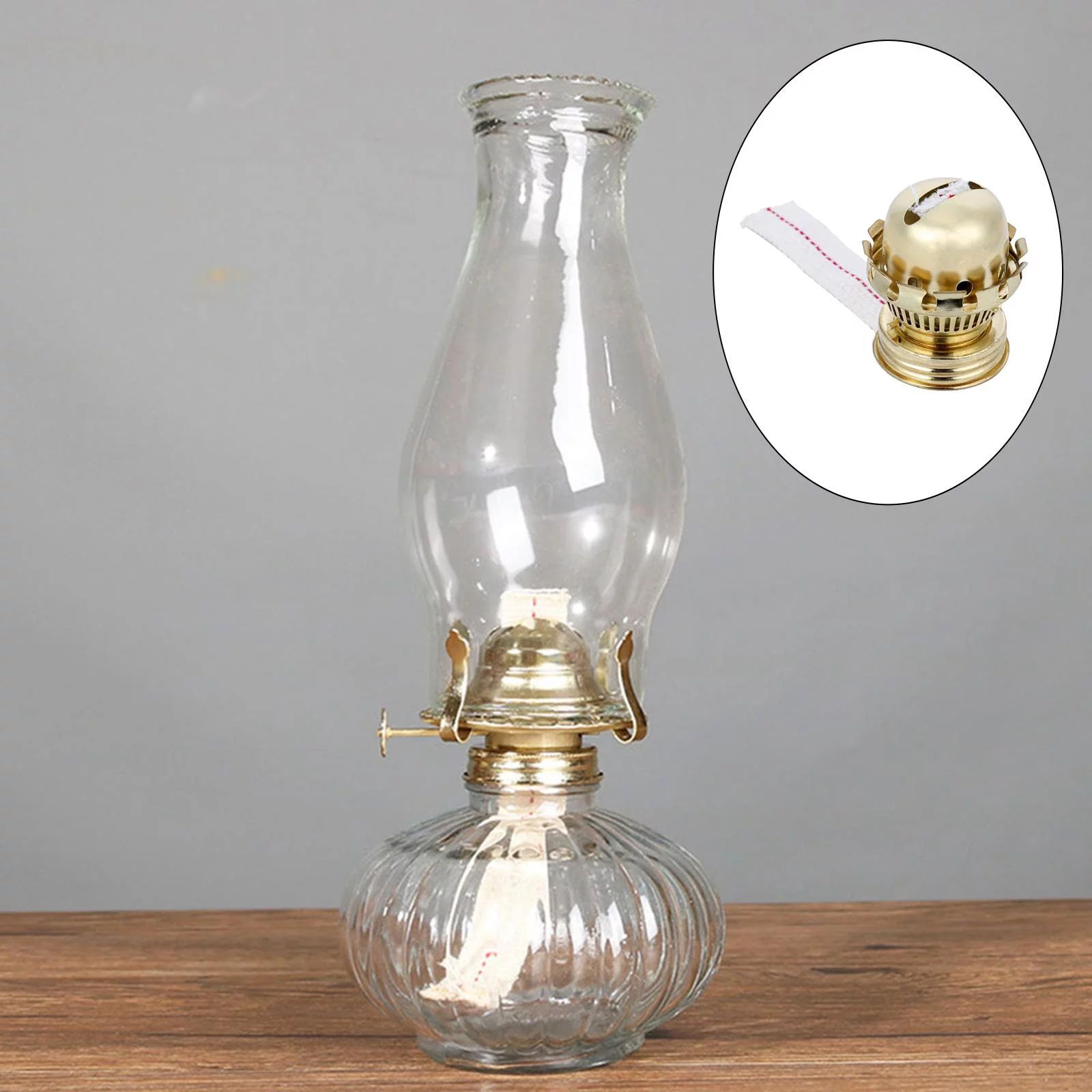 Kerosene Oil Lamp Part Indoor Use Oil Lamp Replacement Burner for Transparent Glass Oil Lantern, ... | Walmart (US)