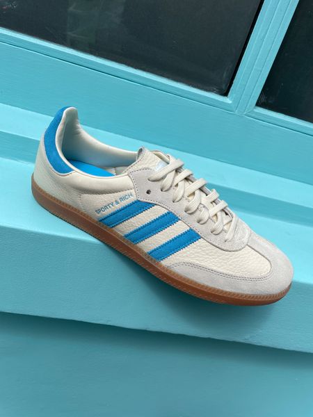 Adidas x Sporty & Rich Samba "Cream/Blue" sneakers

#LTKshoecrush #LTKeurope #LTKSeasonal
