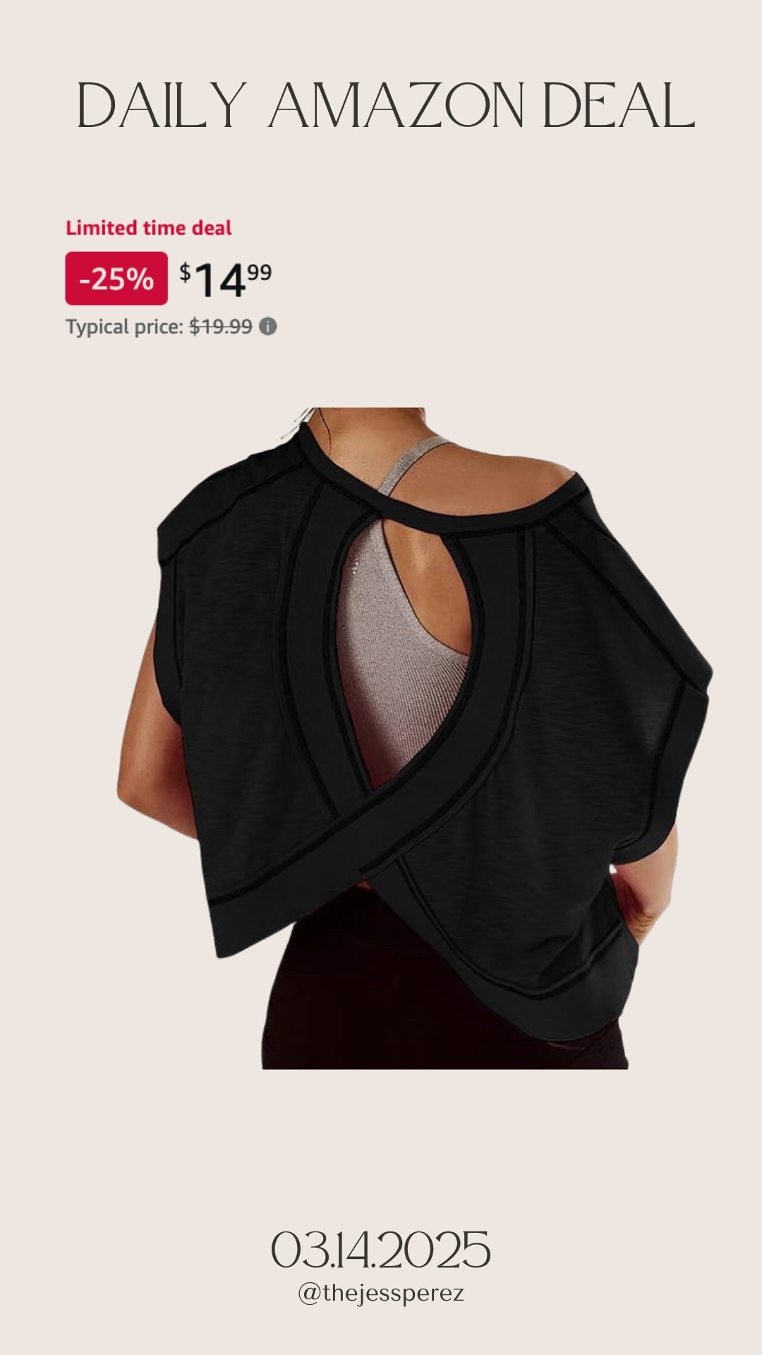 Daily Amazon deal: fp lookalike!open back cropped shirt 

#LTKSaleAlert #LTKActive #LTKFindsUnder50