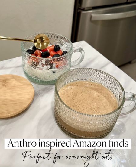 Coffee mug
Overnight oats 
Amazon
Amazon home

#LTKhome #LTKfindsunder50