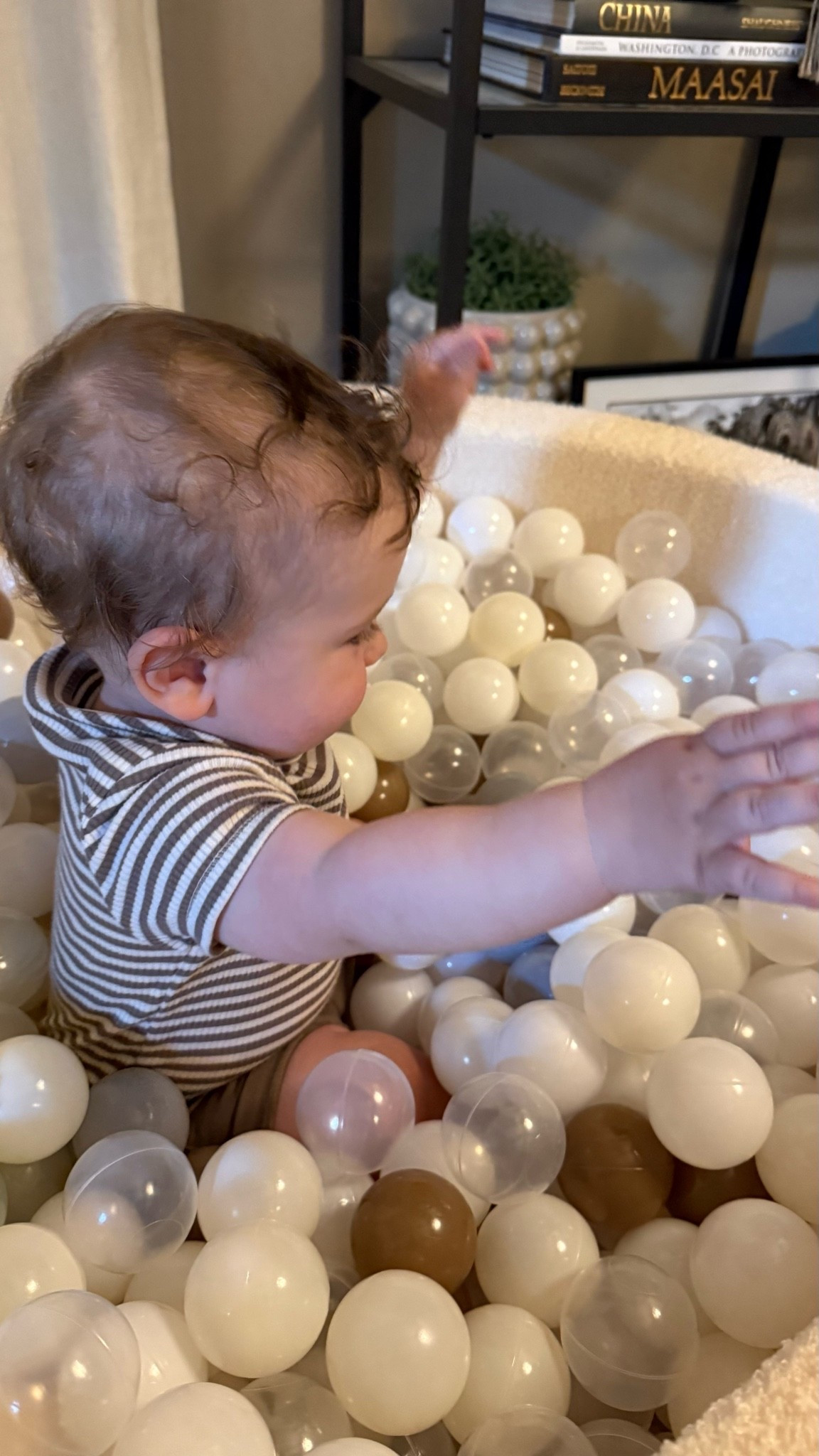 I used 500 of the white/clear set and 100 of the tan and grey

#LTKmomlife #LTKKids #LTKBaby