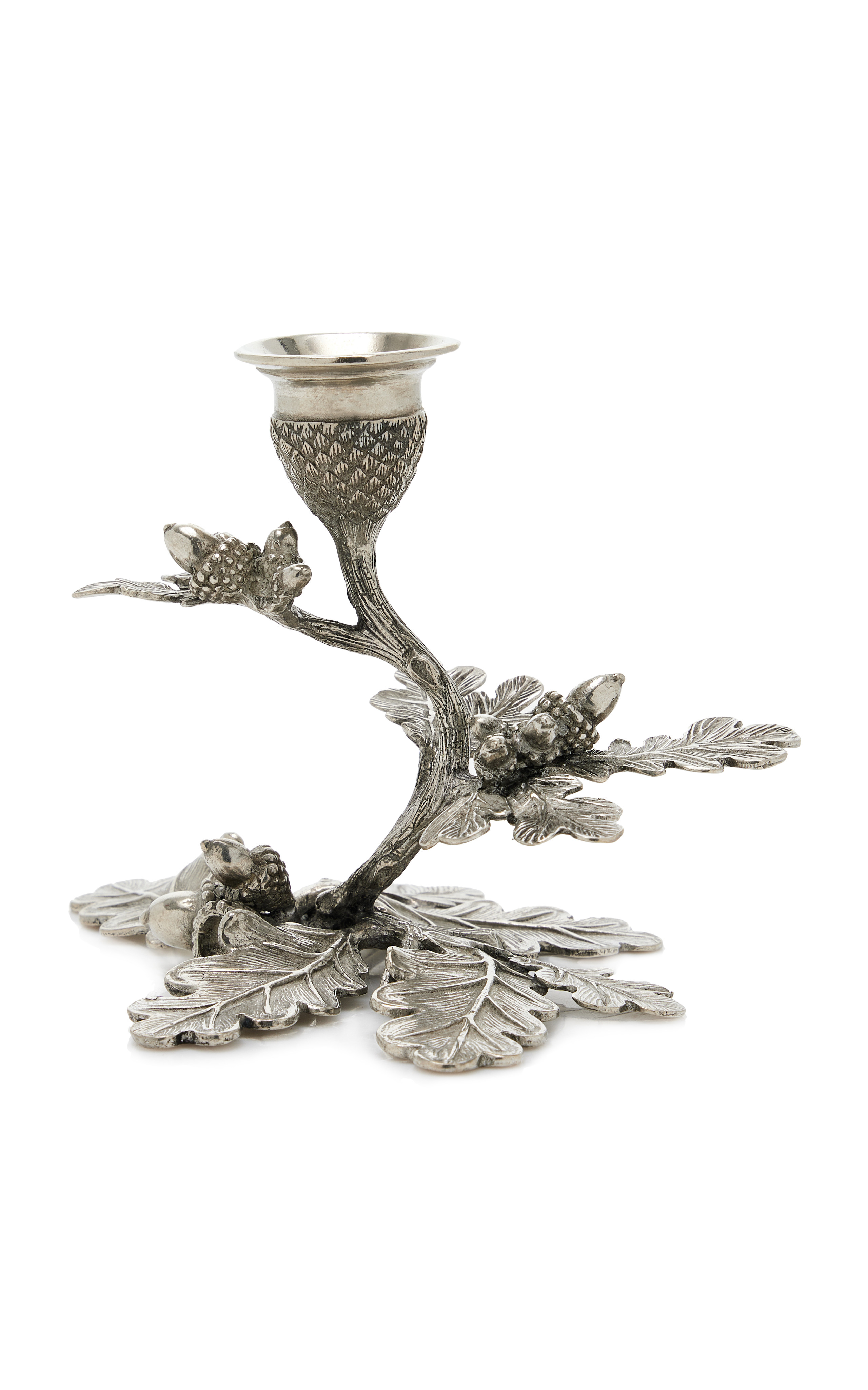 Oak-Effect Pewter Candle Holder | Moda Operandi (Global)