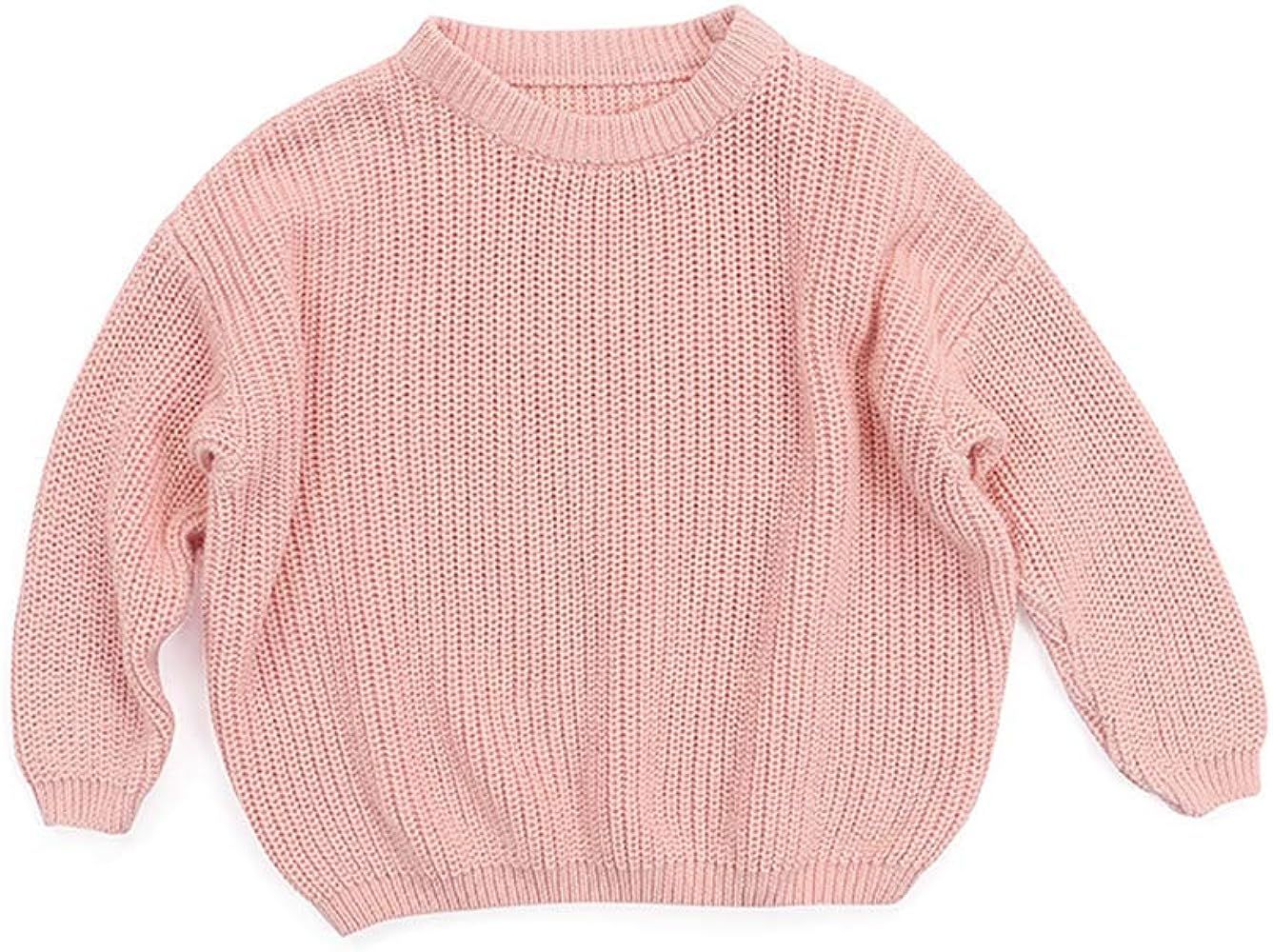 Toddler Baby Girl Boy Sweater Long Sleeve Warm Knit Fall Winter Pullover Tops Clothes | Amazon (US)