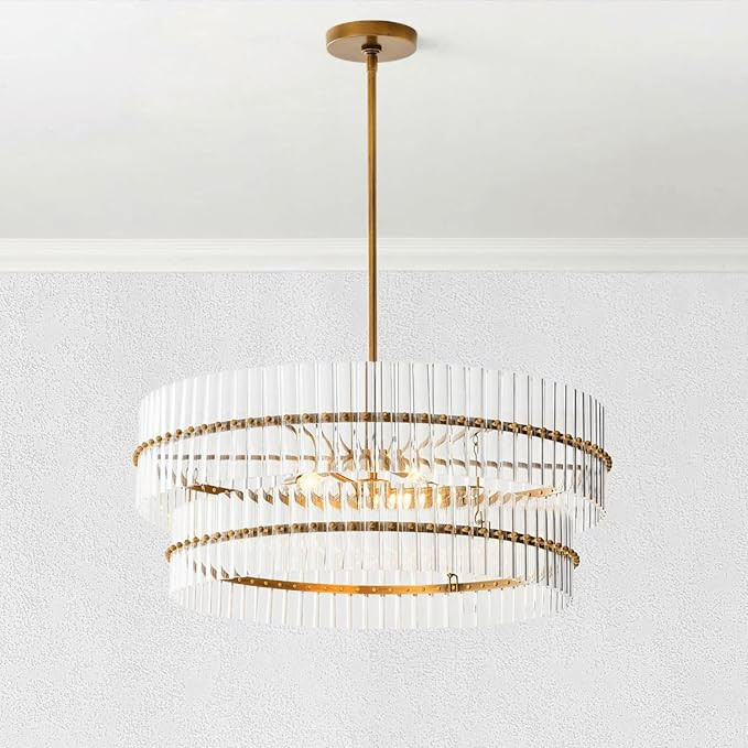 Crystal Round Chandelier, Mallory Crystal Round Chandelier (29.5) | Amazon (US)