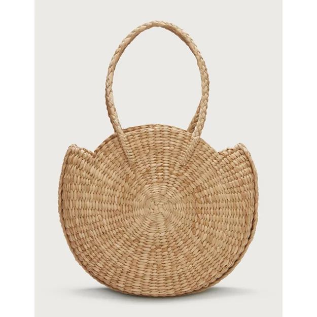 Straw Circle Shopper | The White Company (UK)