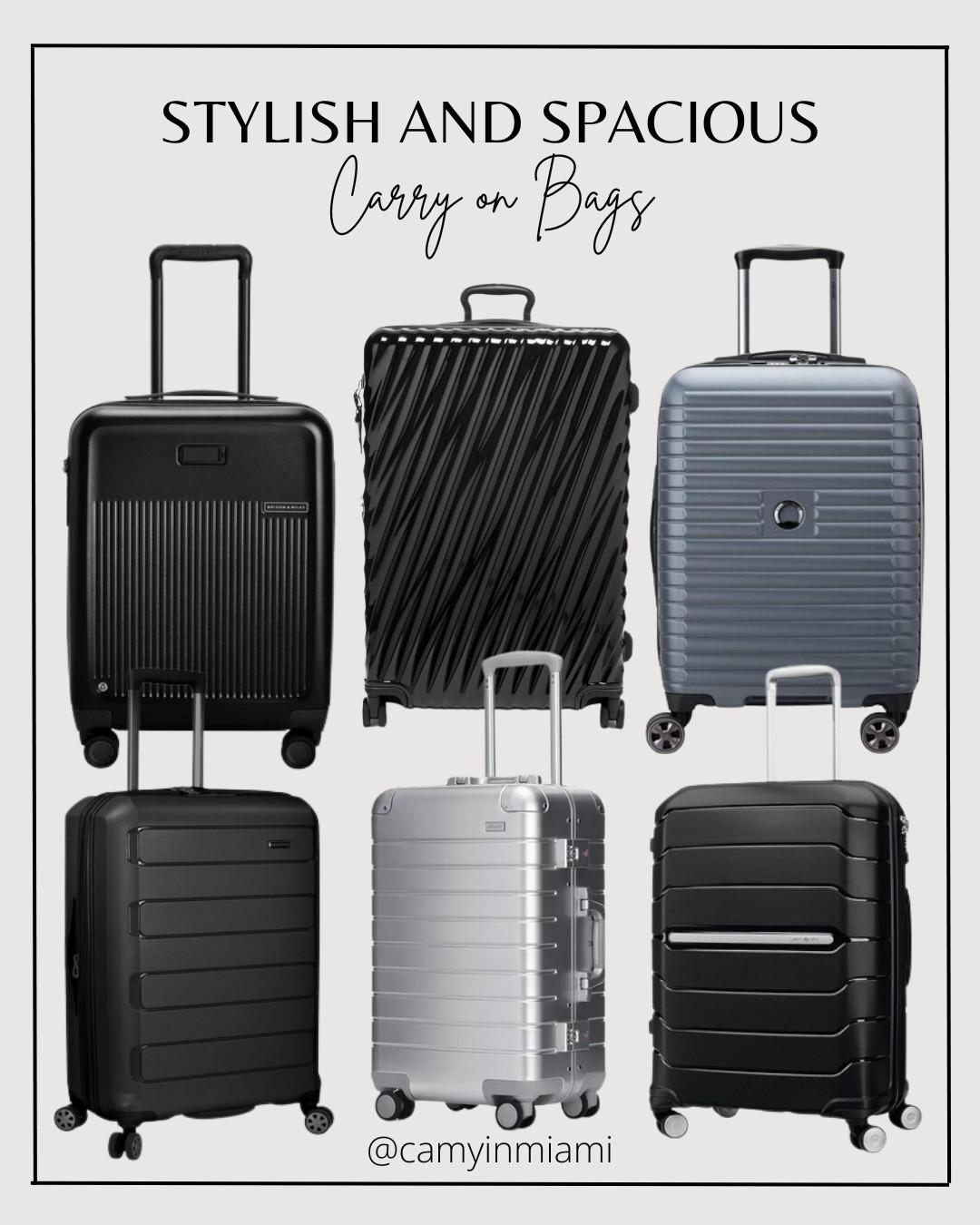 Stylish and Spacious Carry on Bags

#suitcase #luggage  

 #LTKHoliday #LTKTravel