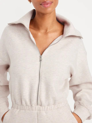 Bounce Fleece Zip Jumpsuit | Old Navy (US)