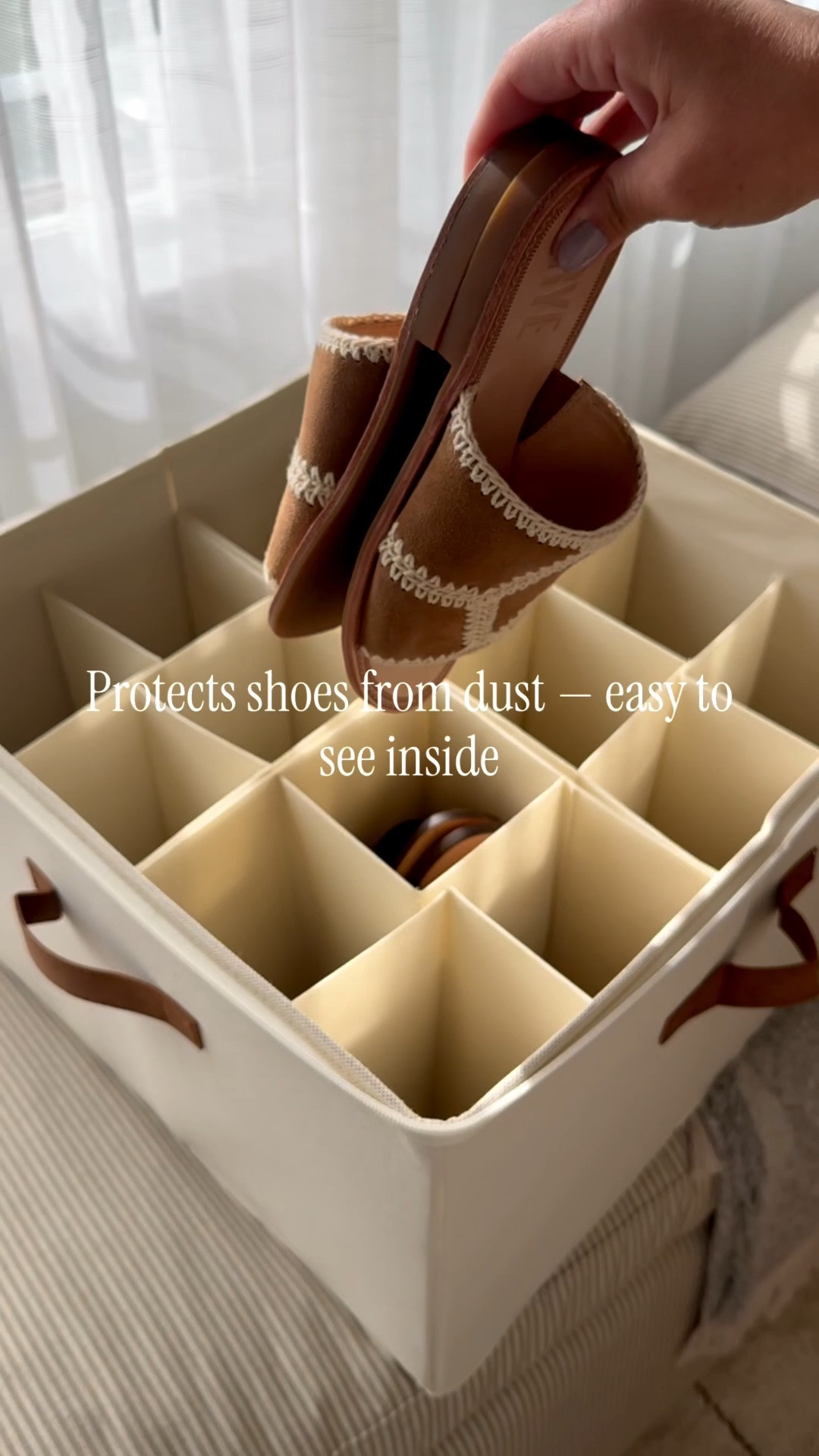 Closet reset energy 🤍

This structured shoe organizer keeps pairs protected from dust and easy to grab — and it makes the whole space feel more intentional.

Such a simple swap, but it makes a big difference.

Linked here ✨

#LTKdayinmylife #LTKHome #LTKSpringSale