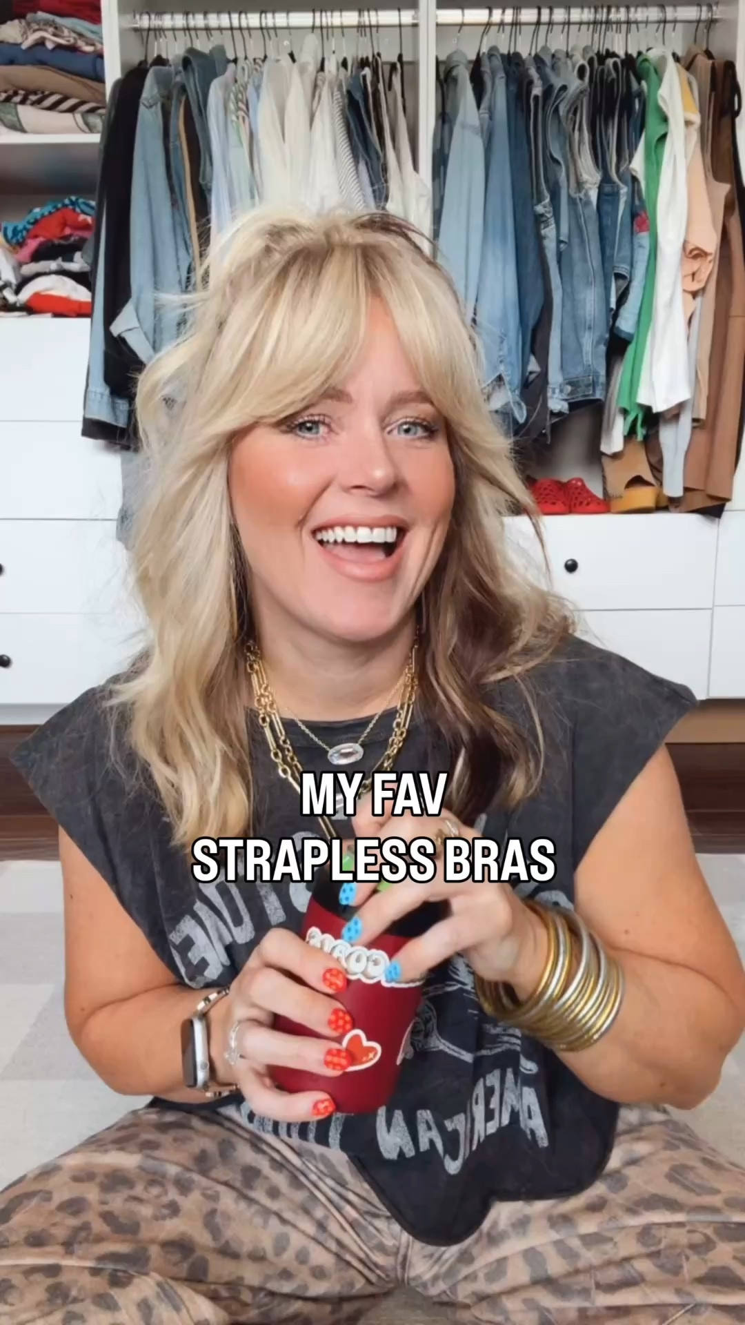 I wear a size large for reference and I’m a size 36 B I think 😂 but I like the fit of the large. I only share with you guys what I love and this is the best strapless bra I’ve ever owned! 🙌🏼

#bra #vertvie #vertviebra #amazonfinds #bandeaubra #bandeau #ad #sponsored

#LTKOver40