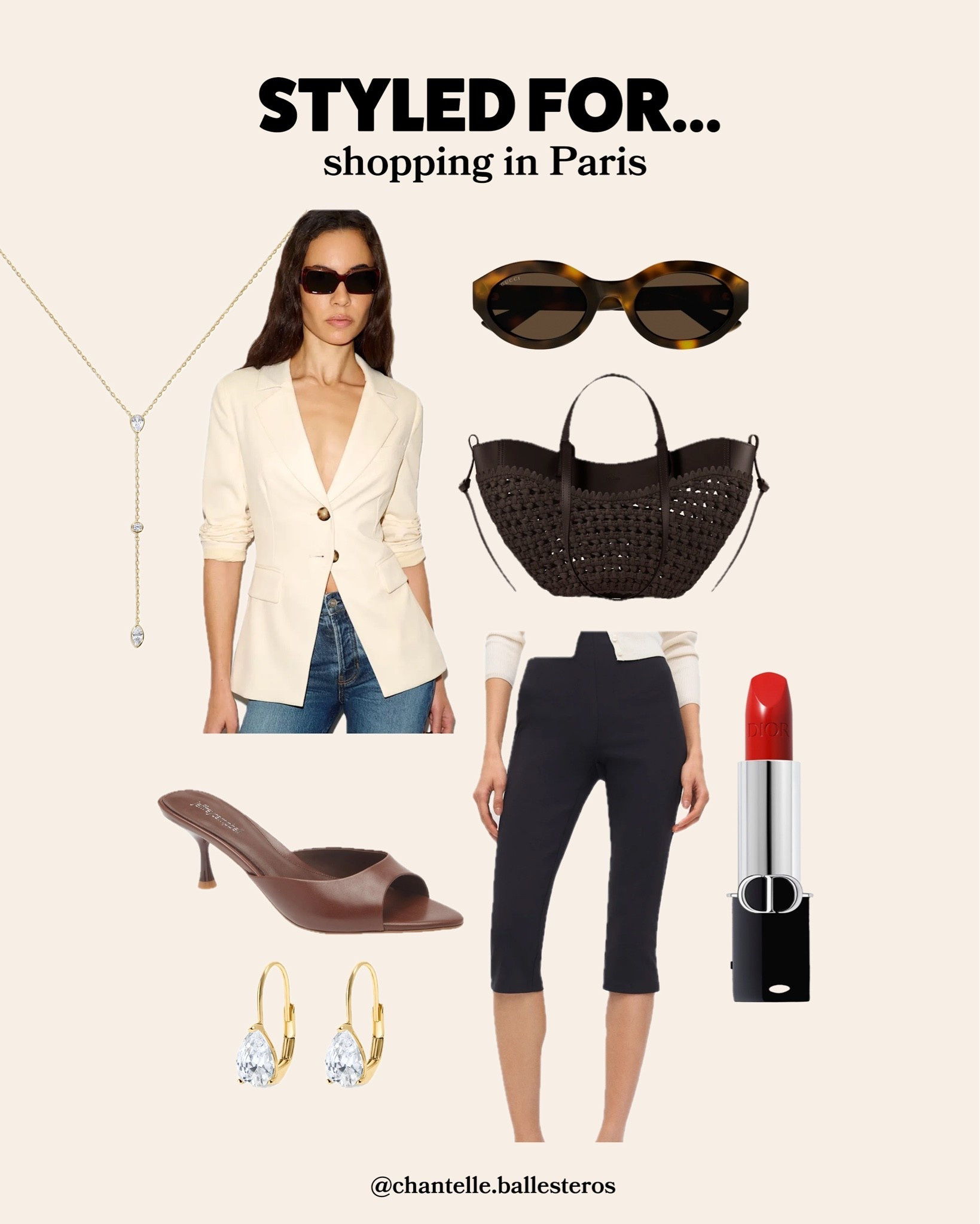 Whether you’re vacationing in Paris this summer or just want to emulate the Parisian vibes, this capri pant look will make sure you look tres tres chic! 💋

#LTKootd #LTKgrwm #LTKTravel