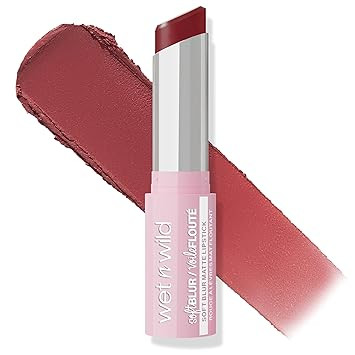 wet n wild Soft Blur Matte Lipstick, Velvety Semi-Sheer Buildable & Blendable Non-Drying Formula,... | Amazon (US)