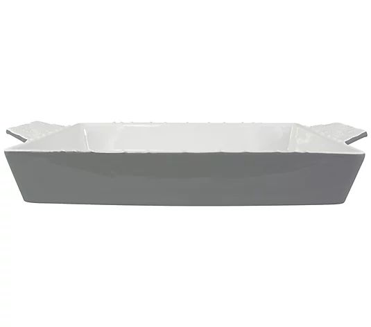 Taste of Home 13" x 9" Stoneware Baking Dish Ash Grey - QVC.com | QVC