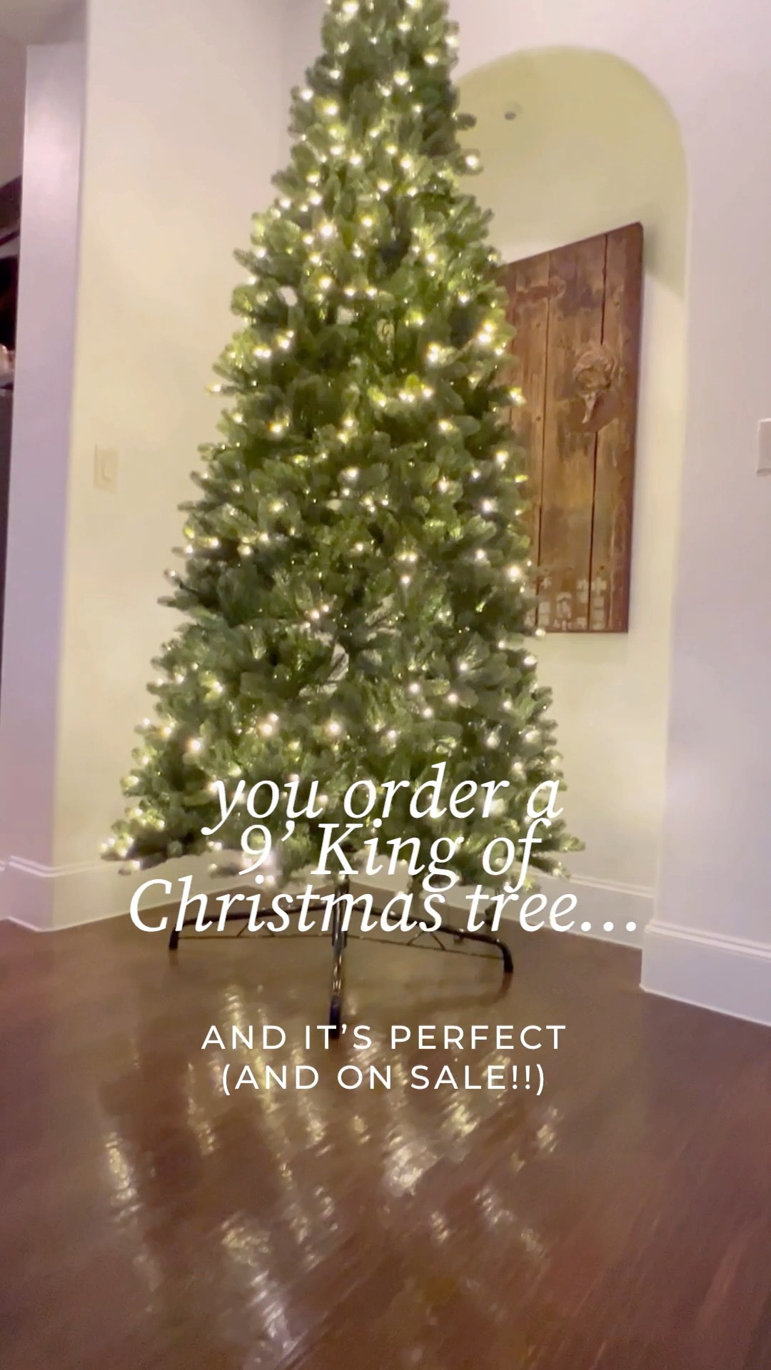 The perfect realistic 9’ royal fir Christmas tree from King of Christmas! 



#LTKHolidaySale #LTKHoliday #LTKSeasonal